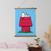 Peanuts | Snoopy & Woodstock Hondenhok Hangend Wandkleed (Slaapkamer)