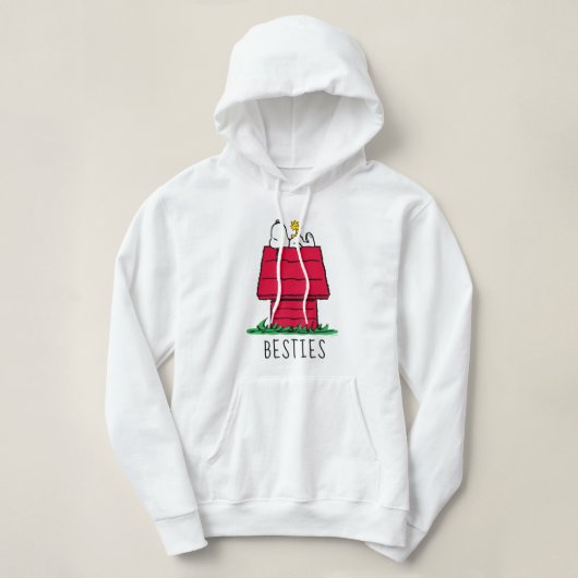 Peanuts | Snoopy & Woodstock Hondenhok Hoodie (Design voorkant)