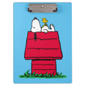 Peanuts | Snoopy & Woodstock Hondenhok Klembord (Voorkant)