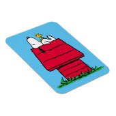 Peanuts | Snoopy & Woodstock Hondenhok Magneet (Rechterzijde)