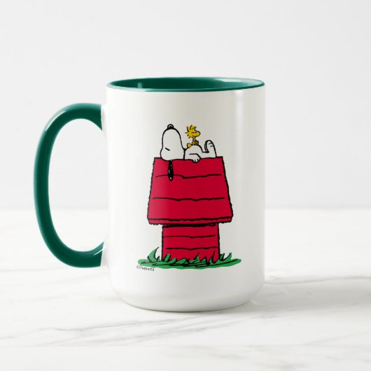 Peanuts | Snoopy & Woodstock Hondenhok Mok (Links)