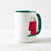 Peanuts | Snoopy & Woodstock Hondenhok Mok (Voorkant rechts)