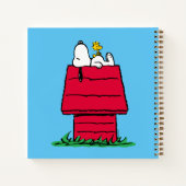 Peanuts | Snoopy & Woodstock Hondenhok Notitieboek (Achterkant)