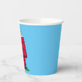 Peanuts | Snoopy & Woodstock Hondenhok Papieren Bekers (Links)