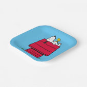 Peanuts | Snoopy & Woodstock Hondenhok Papieren Bordje (Gebogen)