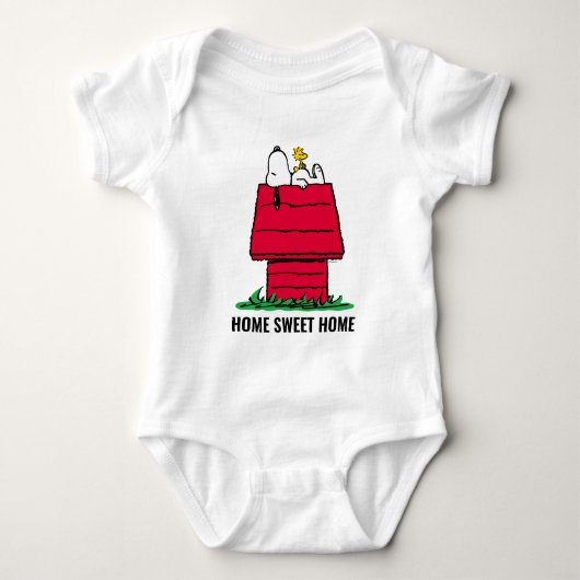 Peanuts | Snoopy & Woodstock Hondenhok Romper (Voorkant)
