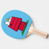 Peanuts | Snoopy & Woodstock Hondenhok Tafeltennisbatje (Zijkant)
