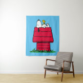 Peanuts | Snoopy & Woodstock Hondenhok Wandkleed (In situ)