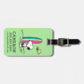 Peanuts | Snoopy & Woodstock hoogtij Bagagelabel (Voorkant horizontaal)
