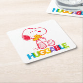 Peanuts | Snoopy & Woodstock Huggable Kartonnen Onderzetters (Schuin)