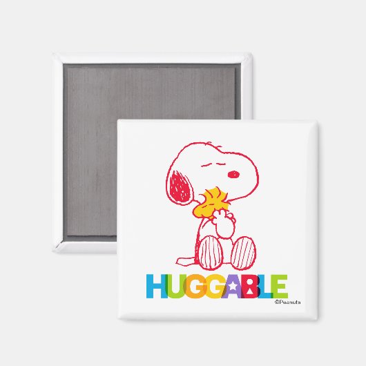 Peanuts | Snoopy & Woodstock Huggable Magneet (Voorkant / Achterkant)