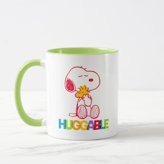 Peanuts | Snoopy & Woodstock Huggable Mok (Links)
