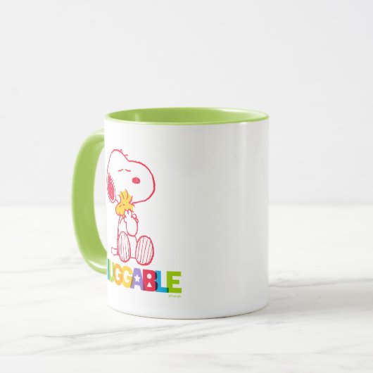 Peanuts | Snoopy & Woodstock Huggable Mok (Voorkant links)