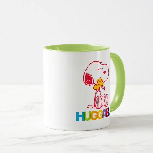 Peanuts | Snoopy & Woodstock Huggable Mok (Voorkant rechts)