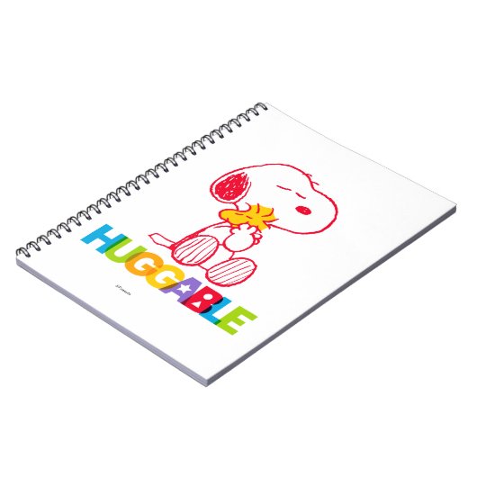 Peanuts | Snoopy & Woodstock Huggable Notitieboek (Linkerzijde)