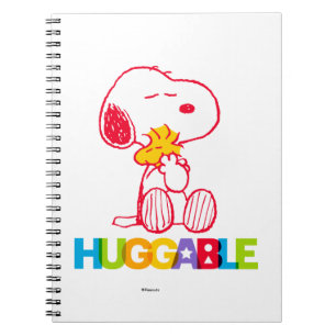 Peanuts   Snoopy & Woodstock Huggable Notitieboek