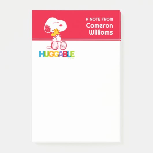 Peanuts | Snoopy & Woodstock Huggable Post-it® Notes (Voorkant)
