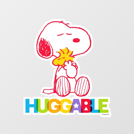 Peanuts | Snoopy & Woodstock Huggable Raamsticker (Vel)