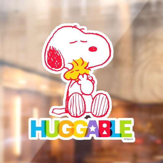 Peanuts | Snoopy & Woodstock Huggable Raamsticker (Vel 2)
