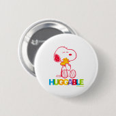 Peanuts | Snoopy & Woodstock Huggable Ronde Button 5,7 Cm (Voorkant /achterkant)