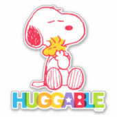 Peanuts | Snoopy & Woodstock Huggable Sticker (Voorkant)