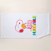 Peanuts | Snoopy & Woodstock Huggable Strandlaken (Voorkant)
