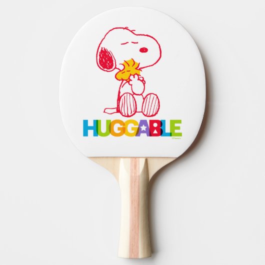 Peanuts | Snoopy & Woodstock Huggable Tafeltennisbatje (Voorkant)