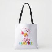 Peanuts | Snoopy & Woodstock Huggable Tote Bag (Voorkant)