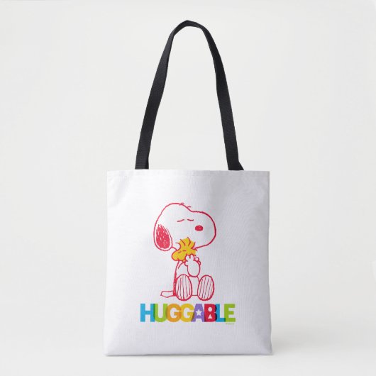 Peanuts | Snoopy & Woodstock Huggable Tote Bag (Voorkant)