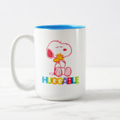 Peanuts | Snoopy & Woodstock Huggable Tweekleurige Koffiemok (Links)