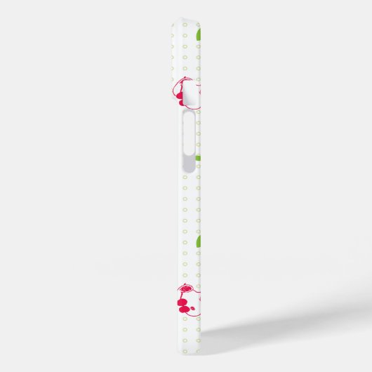 Peanuts | Snoopy & Woodstock Kersenpatroon Case-Mate iPhone Case (Achterkant / Links)