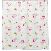 Peanuts | Snoopy & Woodstock Kersenpatroon Douchegordijn (Voorkant)