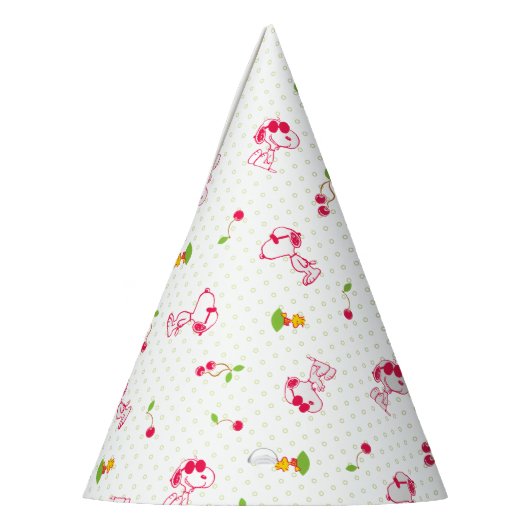 Peanuts | Snoopy & Woodstock Kersenpatroon Feesthoedjes (Links)