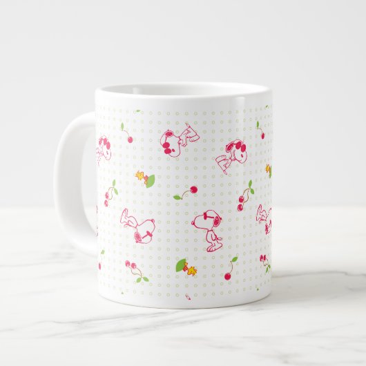 Peanuts | Snoopy & Woodstock Kersenpatroon Grote Koffiekop (Links)