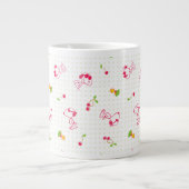 Peanuts | Snoopy & Woodstock Kersenpatroon Grote Koffiekop (Voorkant)