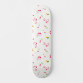 Peanuts | Snoopy & Woodstock Kersenpatroon Persoonlijk Skateboard (Voorkant)