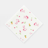 Peanuts | Snoopy & Woodstock Kersenpatroon Servet (Hoek)