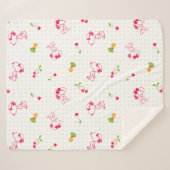 Peanuts | Snoopy & Woodstock Kersenpatroon Sherpa Deken (Voorkant (horizontaal))