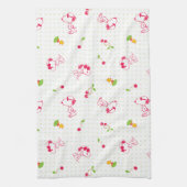 Peanuts | Snoopy & Woodstock Kersenpatroon Theedoek (Verticaal)