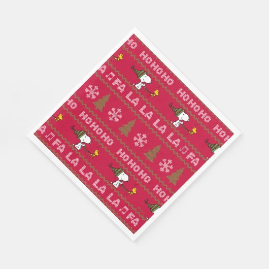 Peanuts | Snoopy & Woodstock Kersttrui Servet (Hoek)