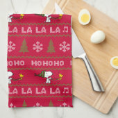 Peanuts | Snoopy & Woodstock Kersttrui Theedoek (Quarter Fold)