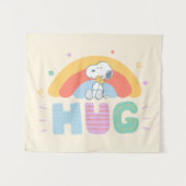 Peanuts | Snoopy & Woodstock Knuffel Wandkleed (Voorkant (horizontaal))