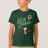 Peanuts | Snoopy & Woodstock Laat het sneeuwen T-shirt (Voorkant)