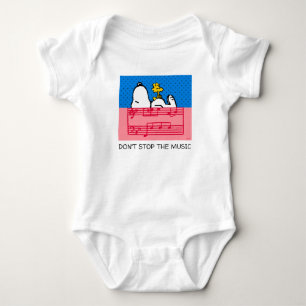 Peanuts Snoopy & Woodstock Muziek & Polka Dots Romper