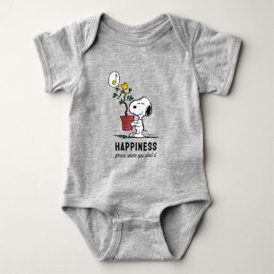 Peanuts   Snoopy & Woodstock Plant A Tree Romper