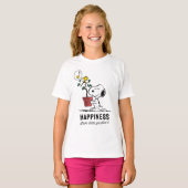 Peanuts | Snoopy & Woodstock Plant A Tree T-shirt (Voorkant volledig)