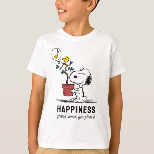Peanuts   Snoopy & Woodstock Plant A Tree T-shirt