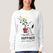 Peanuts | Snoopy & Woodstock Plant A Tree Trui (Voorkant)