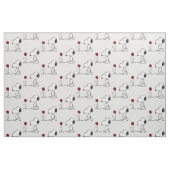 Peanuts | Snoopy & Woodstock Red & Black Stof (Fat Quarter)