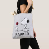 Peanuts | Snoopy & Woodstock Red & Black Tote Bag (Dichtbij)